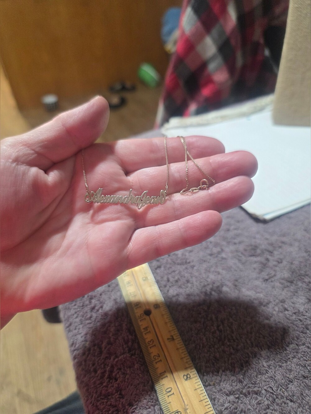 20 Inch Sterling Name Necklace * Alexandrajean*